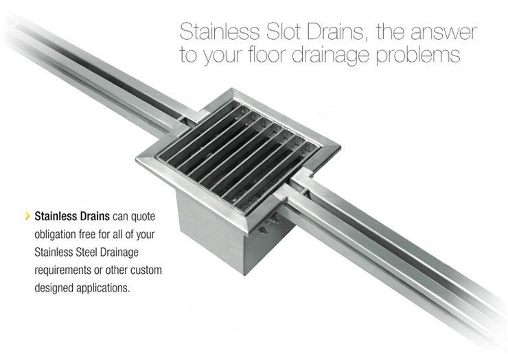Stainless Slot Drains